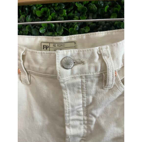 Free People White Jeans Women’s Size 26 - Picture 5 of 7